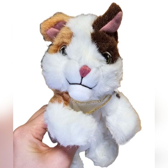 Mattel Other - Barbie 7" Calico Cat Kitty Wolfie Moving Arms Hugging Hold Plush Stuffed Animal